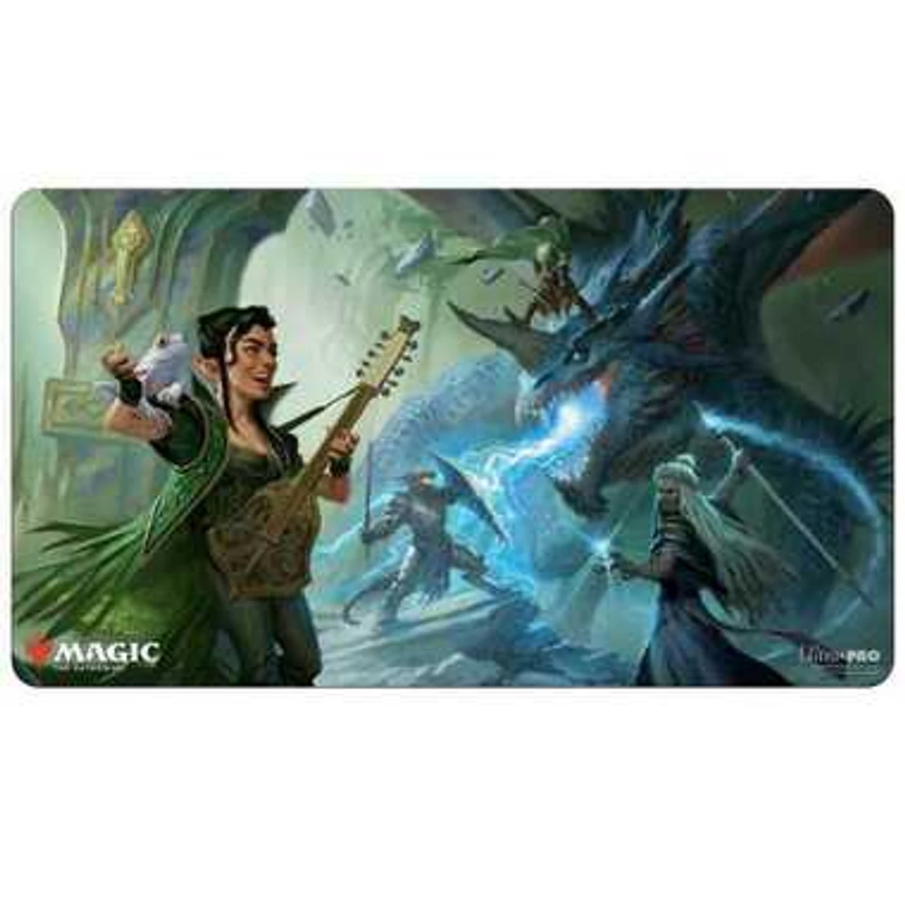 Ultra Pro Playmat: MTG - Adventures In The Forgotten Realms - The Party Fighting Blue Dragon 1 Ultra Pro Playmat: MTG - Adventures In The Forgotten Realms - The Party Fighting Blue Dragon