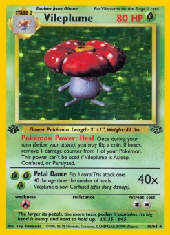 Vileplume 15/64 - Jungle Unlimited Holofoil