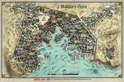 Dungeons & Dragons RPG: Baldur's Gate - Descent Into Avernus - Baldur's Gate Vinyl Map