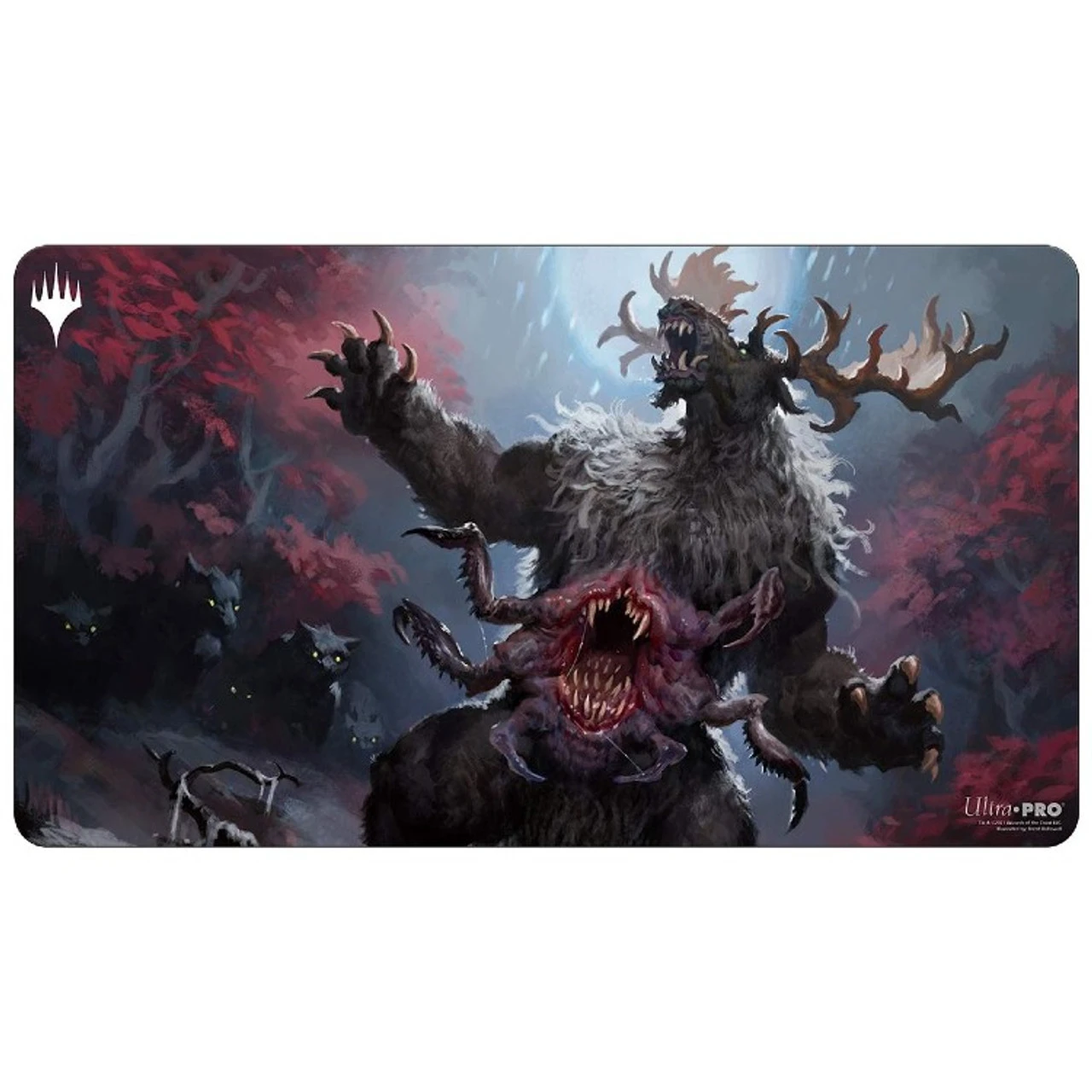Ultra Pro Playmat: MTG - Innistrad Crimson Vow - Ulvenwald Behemoth 1 Ultra Pro Playmat: MTG - Innistrad Crimson Vow - Ulvenwald Behemoth