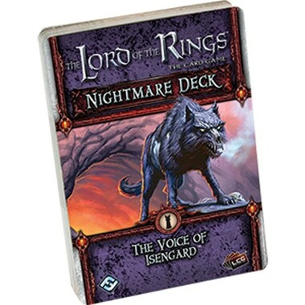Fantasy Flight Games The Lord Of The Rings LCG: The Voice Of Isengard Nightmare Deck 1 Fantasy Flight Games The Lord Of The Rings LCG: The Voice Of Isengard Nightmare Deck