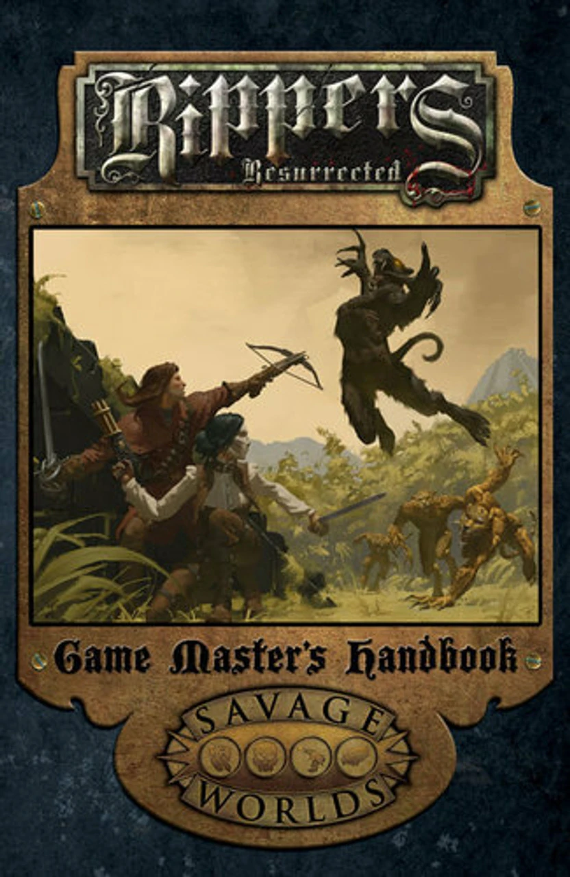 Savage Worlds RPG: Rippers Resurrected - Game Masters Handbook (Softcover) 1 Savage Worlds RPG: Rippers Resurrected - Game Masters Handbook (Softcover)