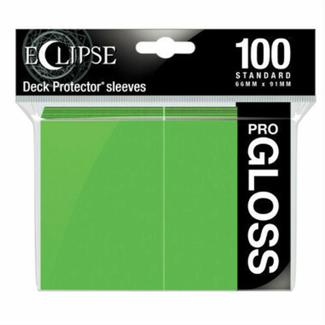 Ultra Pro Sleeves: Lime Green - Eclipse Gloss (100ct) 1 Ultra Pro Sleeves: Lime Green - Eclipse Gloss (100ct)