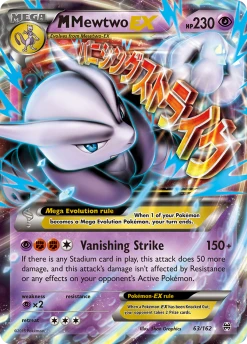 M Mewtwo-EX 63/162 - BREAKthrough Holofoil