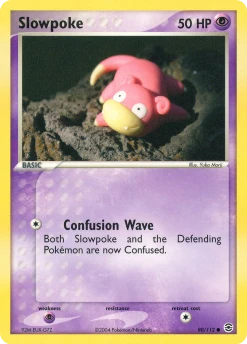 Slowpoke 80/112 - FireRed LeafGreen Reverse Holofoil