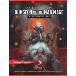 Wizards Of The Coast Dungeons & Dragons RPG: Waterdeep - Dungeon Of The Mad Mage Maps & Miscellany
