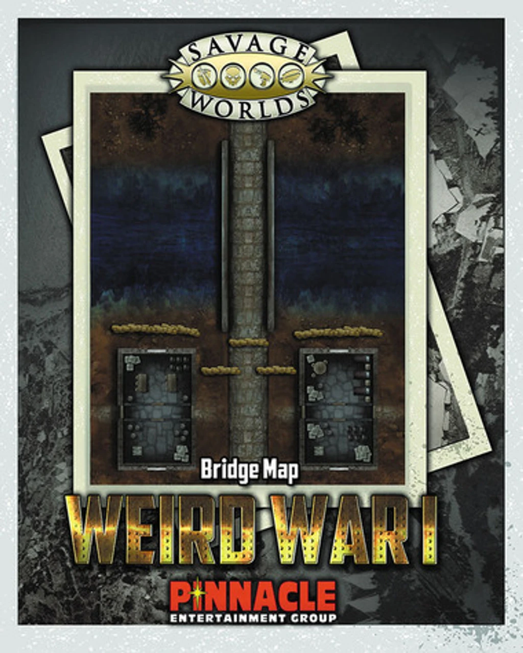 Savage Worlds RPG: Weird War I Map Set - Bridge/Trenches 1 Savage Worlds RPG: Weird War I Map Set - Bridge/Trenches
