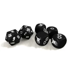 Achtung! Cthulhu 2D20 RPG: Black Sun Dice Set