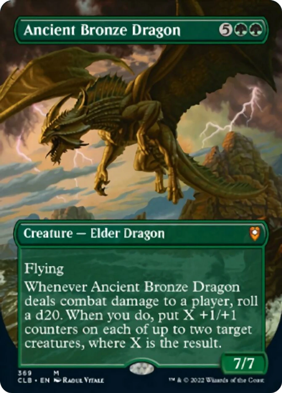 Wizards Of The Coast Ancient Bronze Dragon (Borderless) 1 Wizards Of The Coast Ancient Bronze Dragon (Borderless)