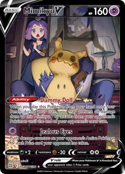 Mimikyu V TG16/30 - Brilliant Stars Trainer Gallery Holofoil