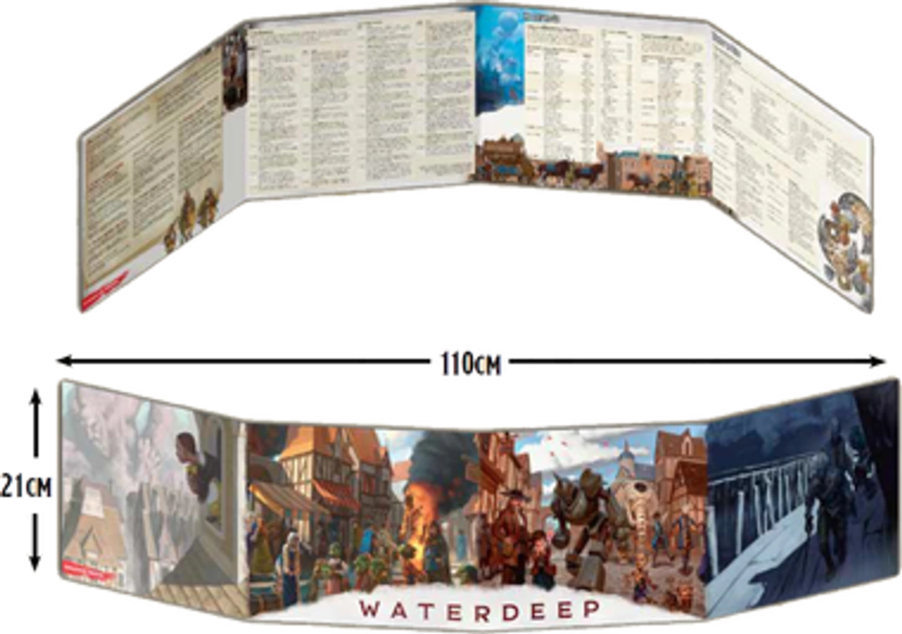 Dungeons & Dragons RPG: Waterdeep Dragon Heist - GM Screen 1 Dungeons & Dragons RPG: Waterdeep Dragon Heist - GM Screen