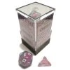 Chessex Dice: Nebula - Polyhedral Wisteria/White Luminary (7)