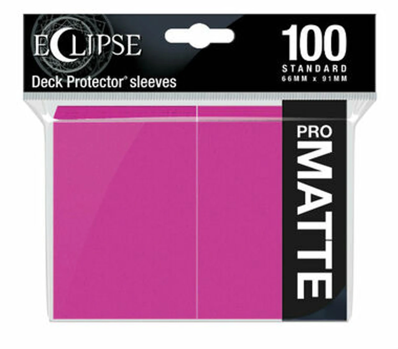 Ultra Pro Sleeves: Hot Pink - Eclipse PRO-Matte (100ct) 1 Ultra Pro Sleeves: Hot Pink - Eclipse PRO-Matte (100ct)