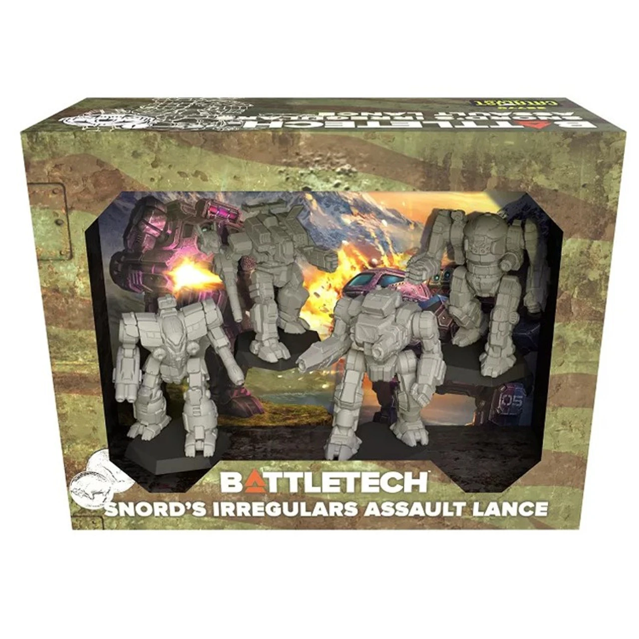 BattleTech: Snords Irregulars Assault Lance - Miniature Force Pack 1 BattleTech: Snords Irregulars Assault Lance - Miniature Force Pack