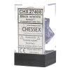 Chessex Dice: Nebula - Poly Black/White (7)