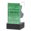 Chessex Dice: Vortex - Poly Green/Gold (7)