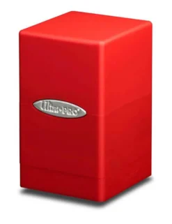 Ultra Pro Red Satin Tower Deck Box