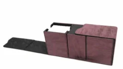 Ultra Pro Deck Box: Suede Collection - Alcove Vault (Ruby)