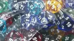 Chessex Dice: Translucent Polyhedral D20 Assorted Bag Of Dice (50) Revised