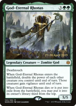 Wizards Of The Coast God-Eternal Rhonas (PWAR-163S) - War Of The Spark Promos Foil