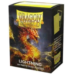 Dragon Shield: Lightning - Matte Dual Card Sleeves (100ct)