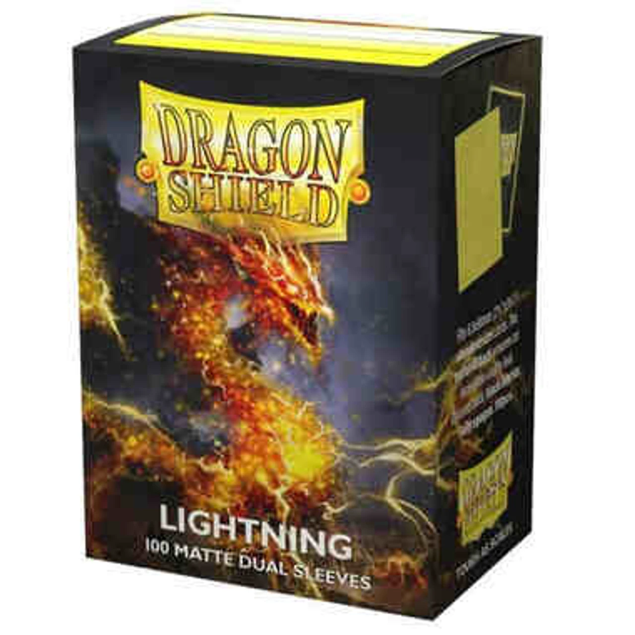 Dragon Shield: Lightning - Matte Dual Card Sleeves (100ct) 1 Dragon Shield: Lightning - Matte Dual Card Sleeves (100ct)