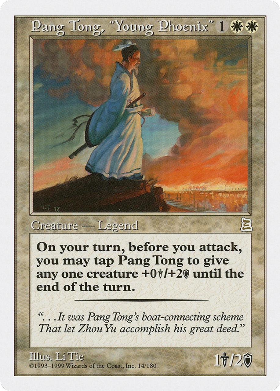 Wizards Of The Coast Pang Tong, "Young Phoenix" (PTK-014) - Portal Three Kingdoms 1 Wizards Of The Coast Pang Tong, "Young Phoenix" (PTK-014) - Portal Three Kingdoms