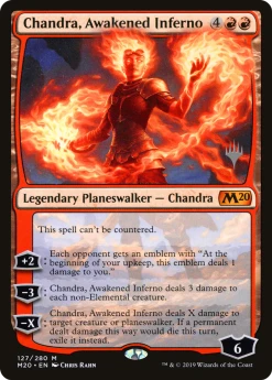 Wizards Of The Coast Chandra, Awakened Inferno (PM20-127P) - Core Set 2020 Promos Foil