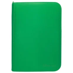 Ultra Pro Binder: Green - Vivid, Zippered (4-Pocket)